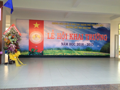 NGÀY HỘI KHAI TRƯỜNG NĂM HỌC 2016 – 2017 TRƯỜNG TIỂU HỌC HÒA PHÚ