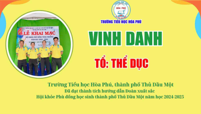 Chi đoàn Tiểu học Hòa Phú tiếp tục duy trì và phát huy hiệu quả mô hình “cổng trường an toàn - hạnh phúc trao tay” Hướng đến chào mừng Đại hội Đại biểu Đảng bộ phường Hòa Phú lần thứ IV, nhiệm kỳ 2025 - 2030