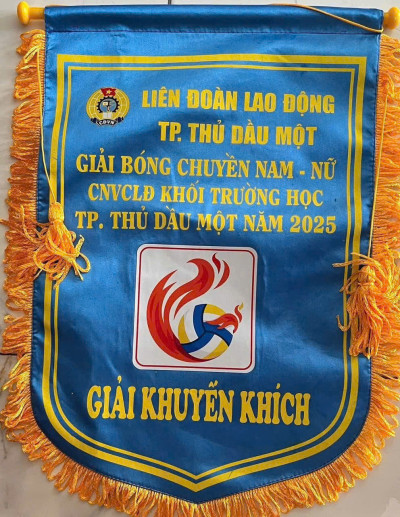 CÔNG ĐOÀN TH HÒA PHÚ ĐẠT GIẢI TRONG GIẢI BÓNG CHUYỀN NAM, NỮ CÔNG NHÂN, VIÊN CHỨC, LAO ĐỘNG KHỐI TRƯỜNG HỌC THÀNH PHỐ THỦ DẦU MỘT NĂM 2025