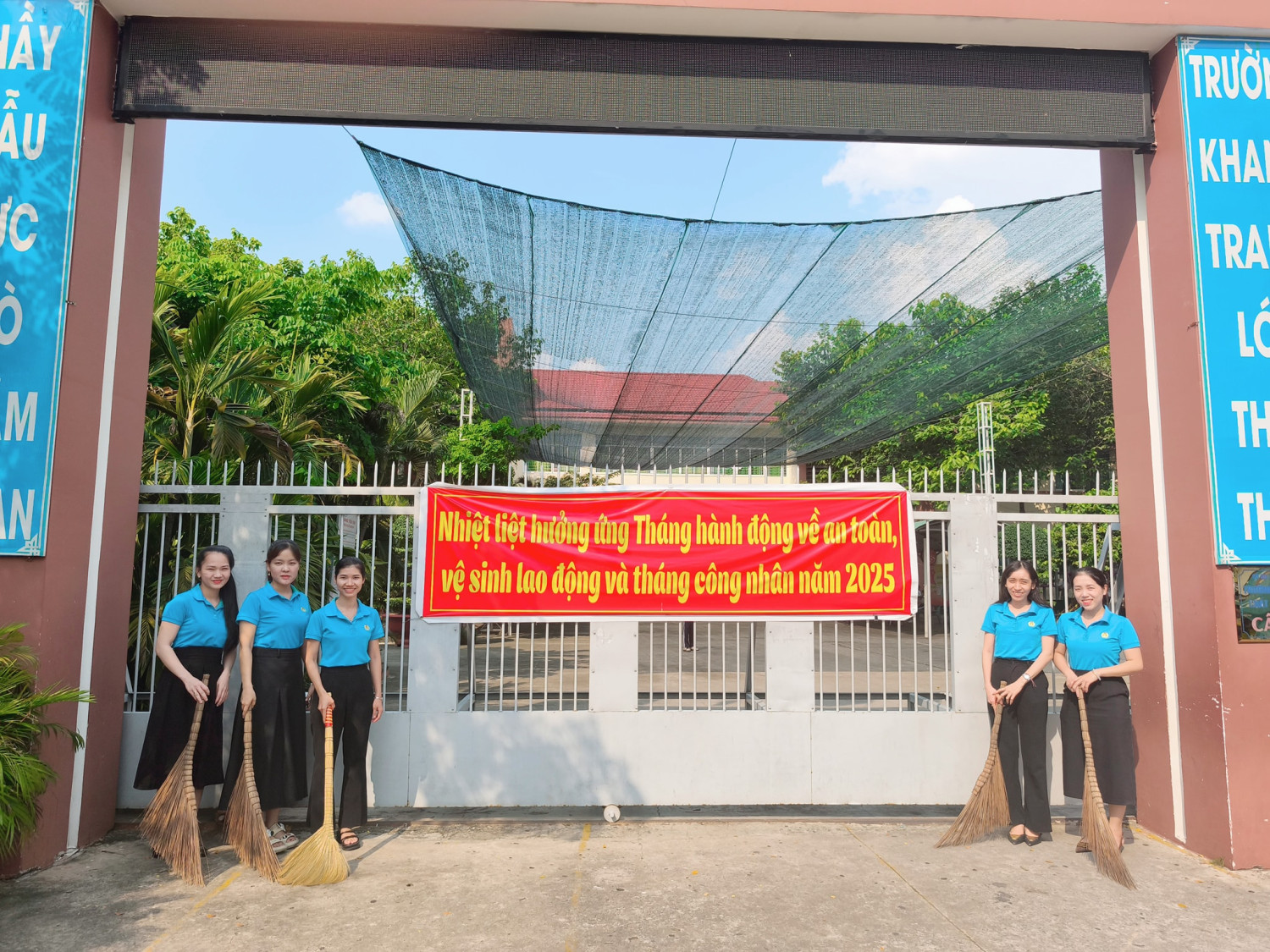 CĐCS TRƯỜNG TH HÒA PHÚ HƯỞNG ỨNG THÁNG HÀNH ĐỘNG VỀ AN TOÀN, VỆ SINH LAO ĐỘNG VÀ THÁNG CÔNG NHÂN NĂM 2025